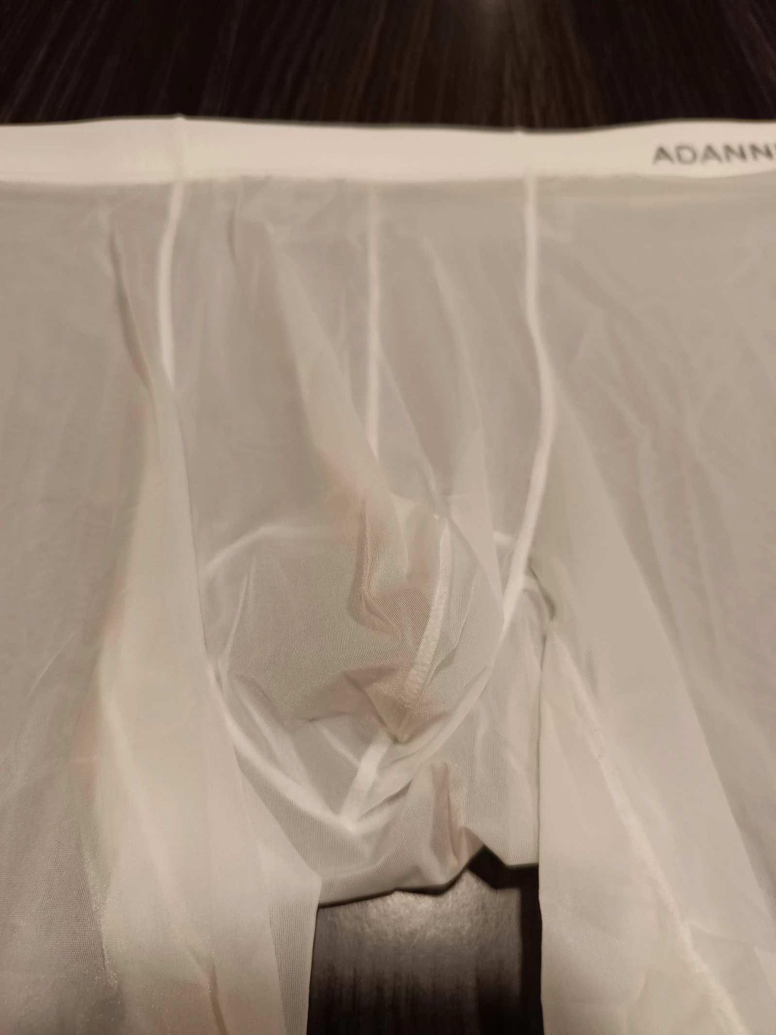 Transparante witte boxershort voor heren Adannu – photo 3